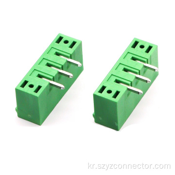 5.08mm 플러그 가능 터미널 블록 Male Green 3P